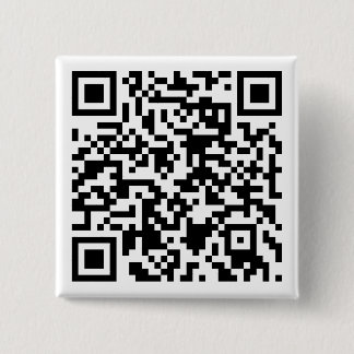 Badge Carré 5 Cm Bouton codé par QR - personnalisable