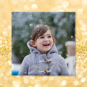 Badge Carré 5 Cm Bouton Créer une imprimante photo Carré personnali