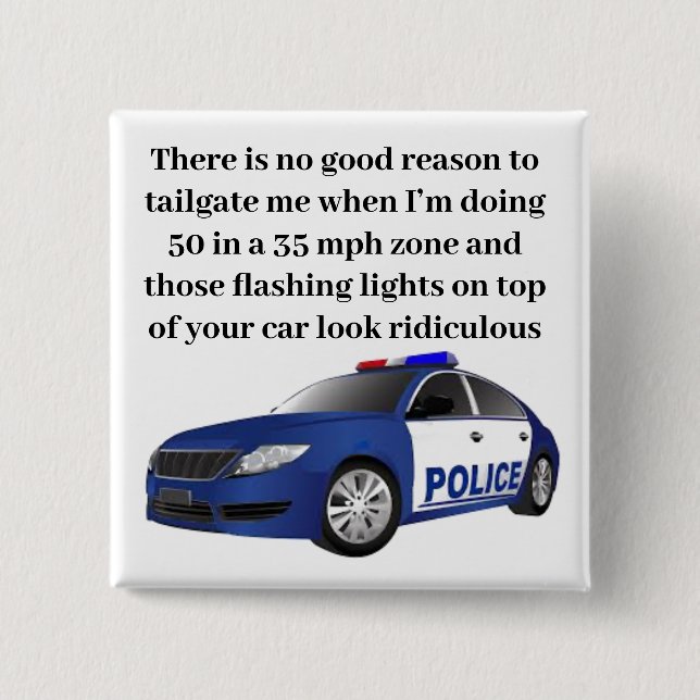 Badge Carré 5 Cm Bouton d'ajustement (Devant)