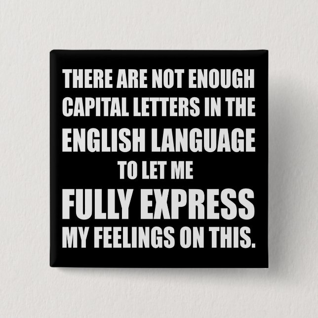 Badge Carré 5 Cm Bouton d'Alternity : Pas assez de casquettes (Devant)