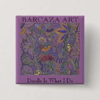 Badge Carré 5 Cm Bouton d'ART de BARCAZA