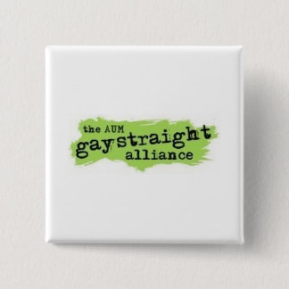 Badge Carré 5 Cm Bouton d'AUM GSA