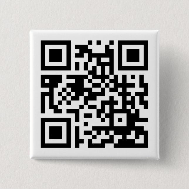 Badge Carré 5 Cm Bouton de "AlongThoseLines.com" (Devant)