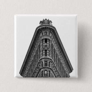Badge Carré 5 Cm Bouton de bâtiment de Flatiron