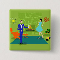 Bouton de couple moderne du milieu du siècle