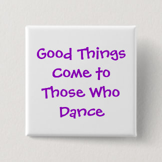 Badge Carré 5 Cm Bouton de danse