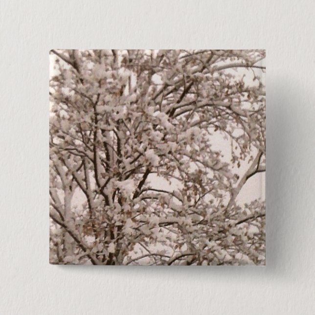 Badge Carré 5 Cm Bouton de FirstSnow 55 (Devant)