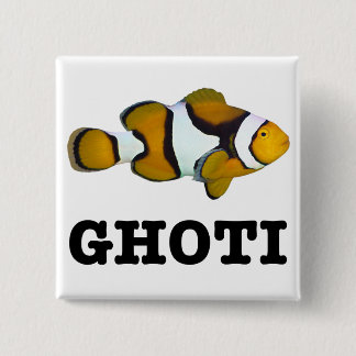 Badge Carré 5 Cm Bouton de GHOTI