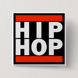 Badge Carré 5 Cm Bouton de HIP HOP