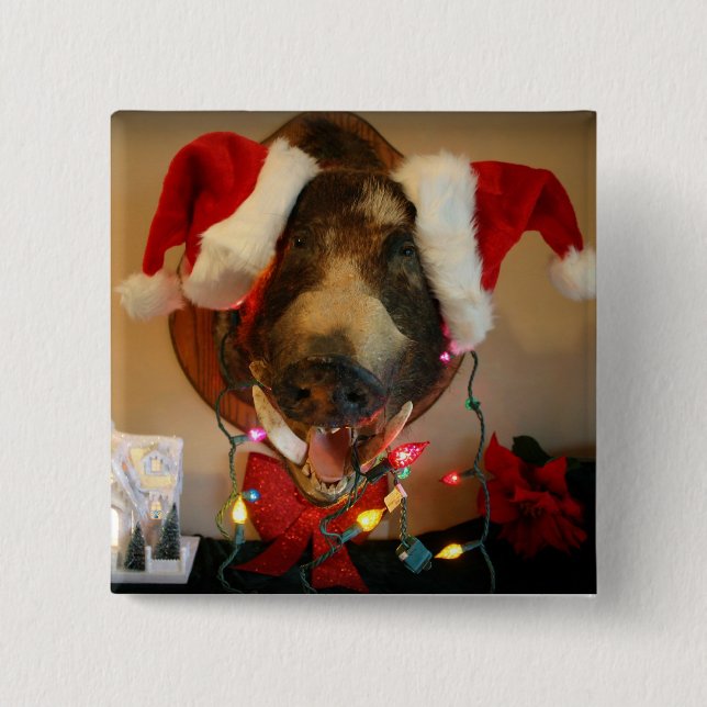 Badge Carré 5 Cm Bouton de James Garfield (Devant)