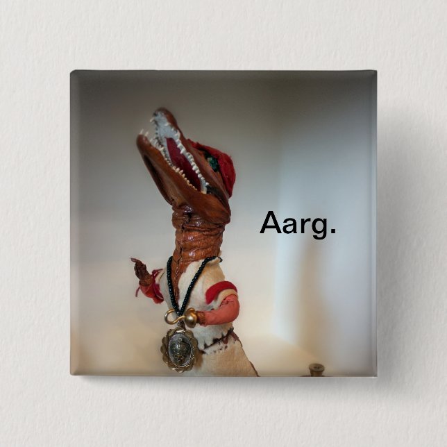 Badge Carré 5 Cm Bouton de Jean-Louise (Devant)