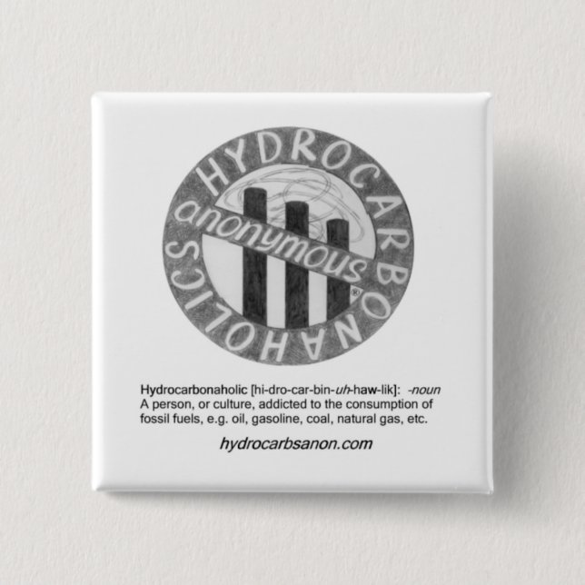 Badge Carré 5 Cm Bouton de logo/citation (Devant)