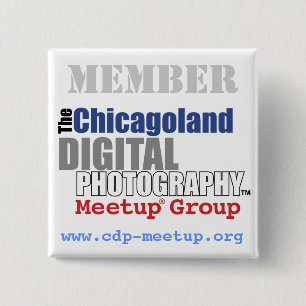 Badge Carré 5 Cm Bouton de membre de pdc