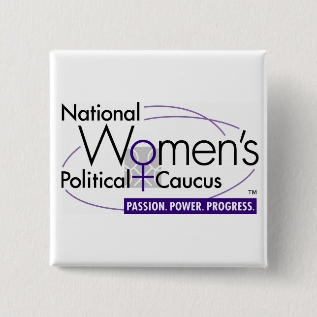 Badge Carré 5 Cm Bouton de NWPC (Devant)