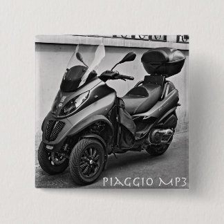 Badge Carré 5 Cm Bouton de Piaggio MP3