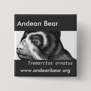 Badge Carré 5 Cm Bouton de R. Manrique Square