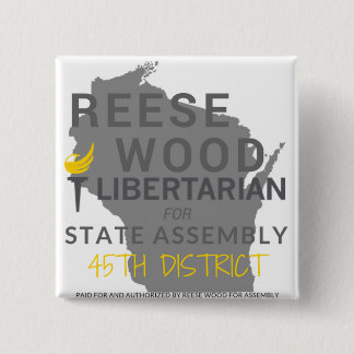 Badge Carré 5 Cm Bouton de RW4WIA