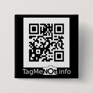Badge Carré 5 Cm Bouton de TagMeNot
