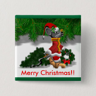 Badge Carré 5 Cm bouton de treeMouse