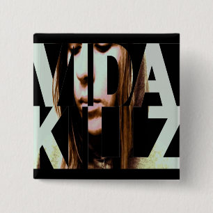 Badge Carré 5 Cm Bouton de Vida Killz