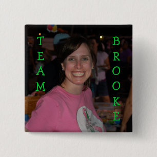Badge Carré 5 Cm Bouton d'image Team Brooke