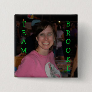 Badge Carré 5 Cm Bouton d'image Team Brooke