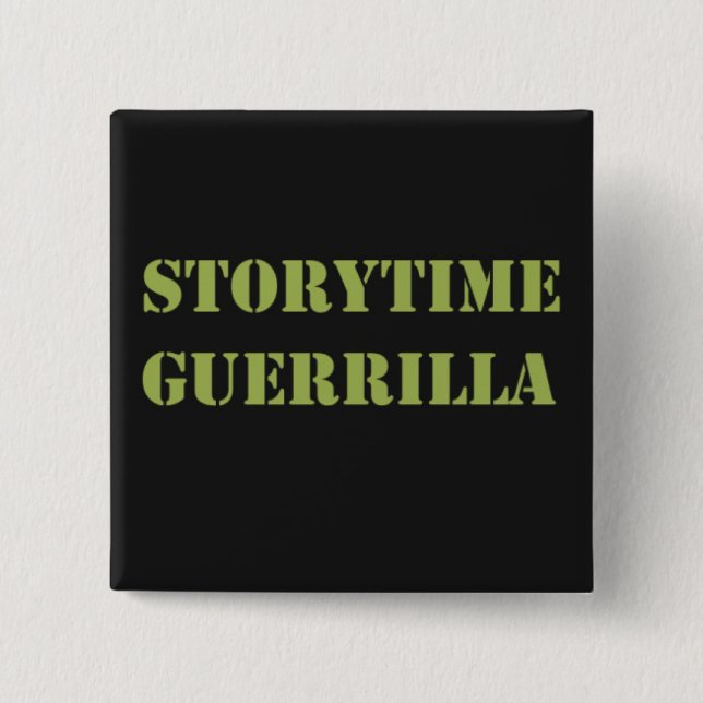 Badge Carré 5 Cm Bouton d'OG (Devant)