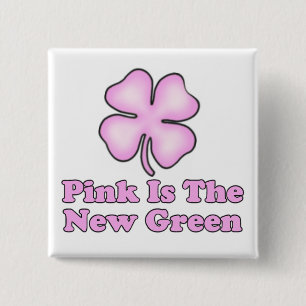Badge Carré 5 Cm Bouton du jour de St Patrick