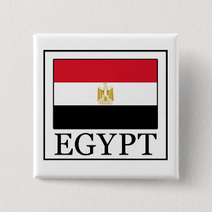 Badge Carré 5 Cm Bouton Égypte