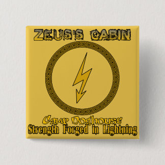 Badge Carré 5 Cm Bouton Force Cabine de Zeus