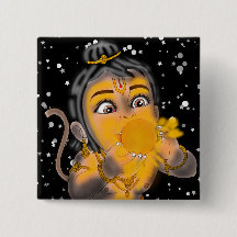 Bouton Hanuman enfant