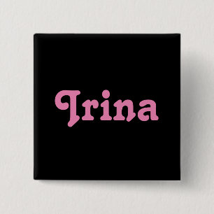 Badge Carré 5 Cm Bouton Irina