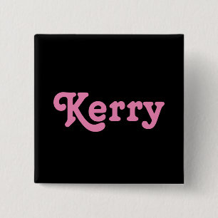 Badge Carré 5 Cm Bouton Kerry
