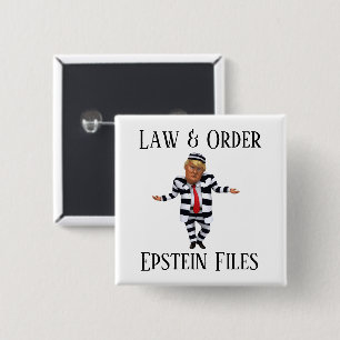 Badge Carré 5 Cm Bouton Law & Order