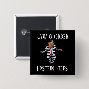 Badge Carré 5 Cm Bouton Law & Order