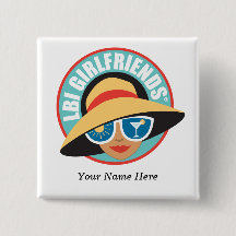 Bouton LBIG Carré magnétique portable