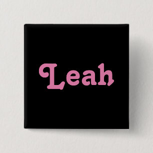 Badge Carré 5 Cm Bouton Leah