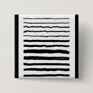 Badge Carré 5 Cm Bouton Ligne manuscrite_aperçu