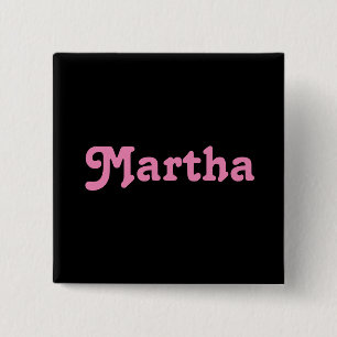 Badge Carré 5 Cm Bouton Martha