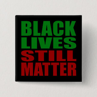 BADGE CARRÉ 5 CM BOUTON NOIR LIVES ENCORE IMPORTANT