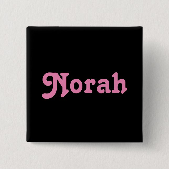 Badge Carré 5 Cm Bouton Norah (Devant)