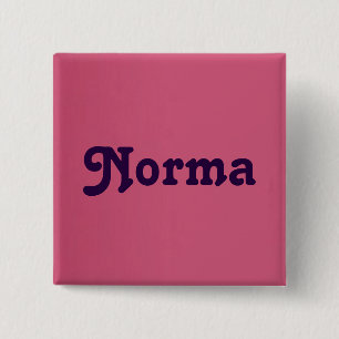 Badge Carré 5 Cm Bouton Norma