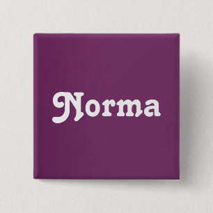 Badge Carré 5 Cm Bouton Norma