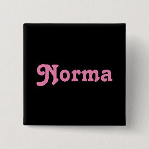 Badge Carré 5 Cm Bouton Norma