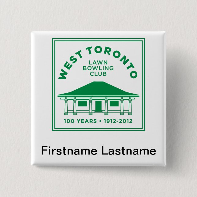 Badge Carré 5 Cm Bouton personnalisé par WTLBC (Devant)