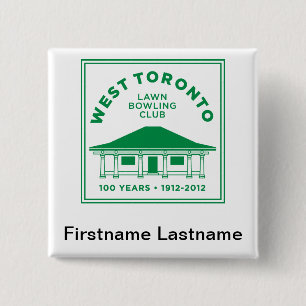 Badge Carré 5 Cm Bouton personnalisé par WTLBC