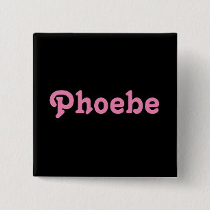 Badge Carré 5 Cm Bouton Phoebe