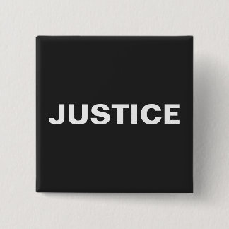 Badge Carré 5 Cm Bouton qui dit justice