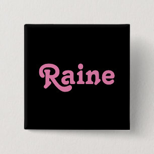 Badge Carré 5 Cm Bouton Raine