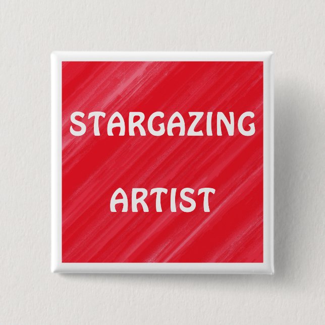 Badge Carré 5 Cm Bouton rectangulaire Texte personnalisé (Devant)